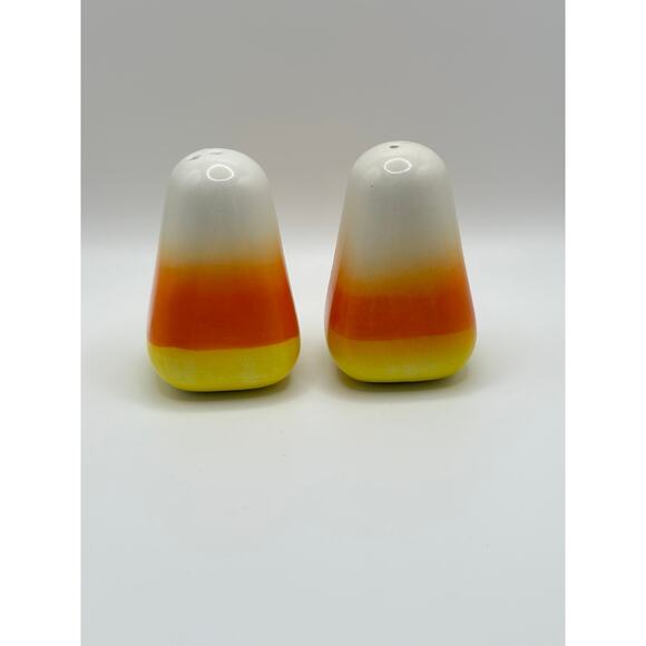 Candy Corn Halloween Salt & Pepper Shaker set, New in box! - Picture 3 of 3